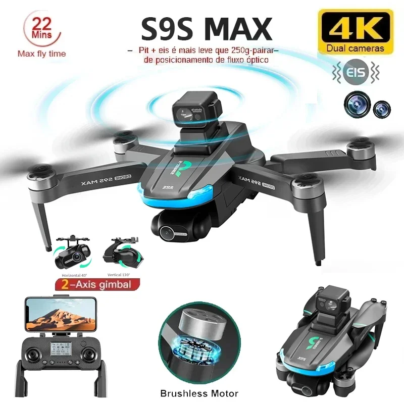 Dron Rc Quadcopter - NEW S9S MAX MINI Drone 4K
