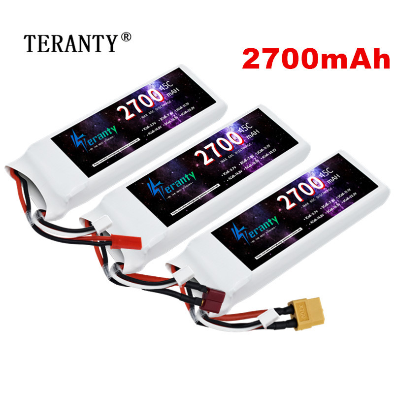 Drone Rc Race - 1/3PCS 2S 7.4V Lipo Battery 2700mAh