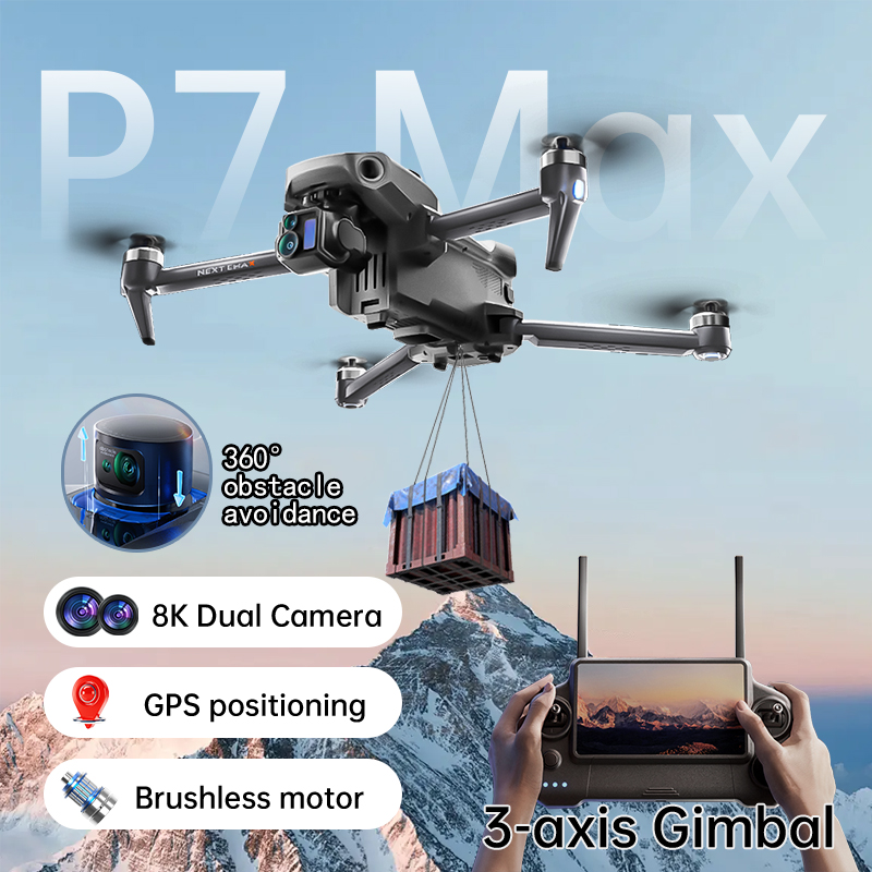 Drone E88Pro Rc 4K - NEW P7 Max Drone 8K Camera