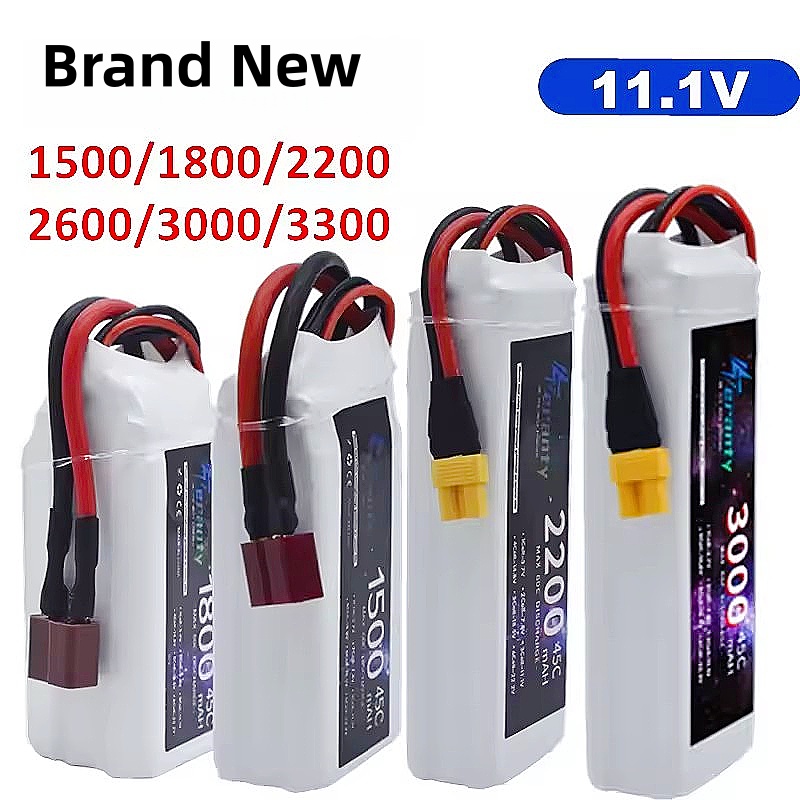 Drone Rc Race - 11.1V LiPo Battery 3S 1500mah 1800mAh