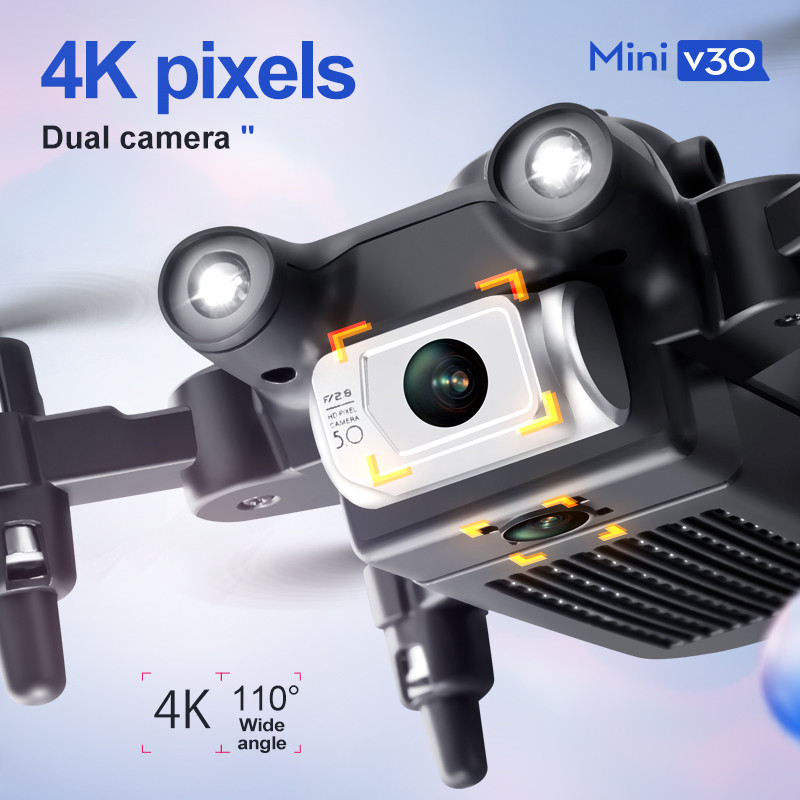 Mini V30 WiFi FPV Drone With 4 - Drone Rc Holder recension och pris