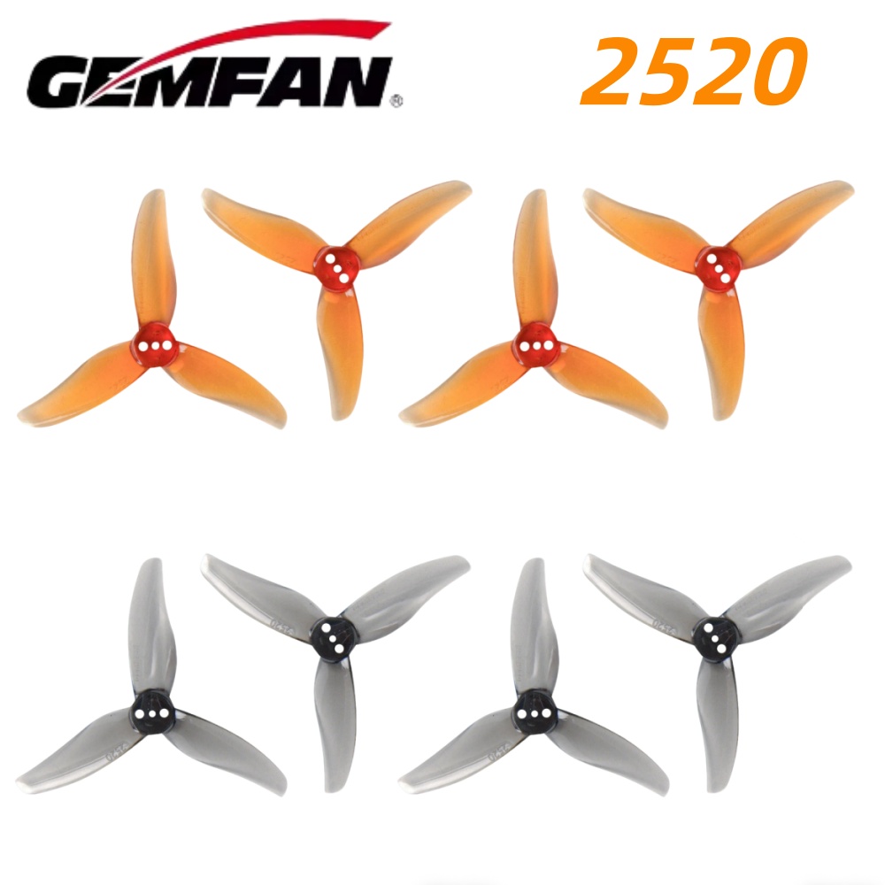 4Pairs Gemfan Hurricane 2520 2 - Drone Tech Rc recension och pris