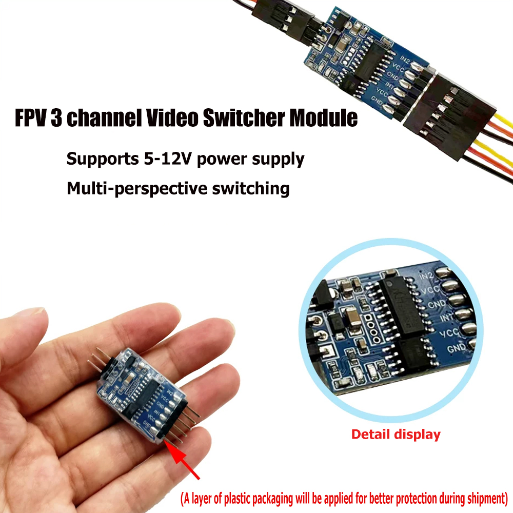 5.8G 3 Channel Video Switcher  - Rc Motor Drone recension och pris