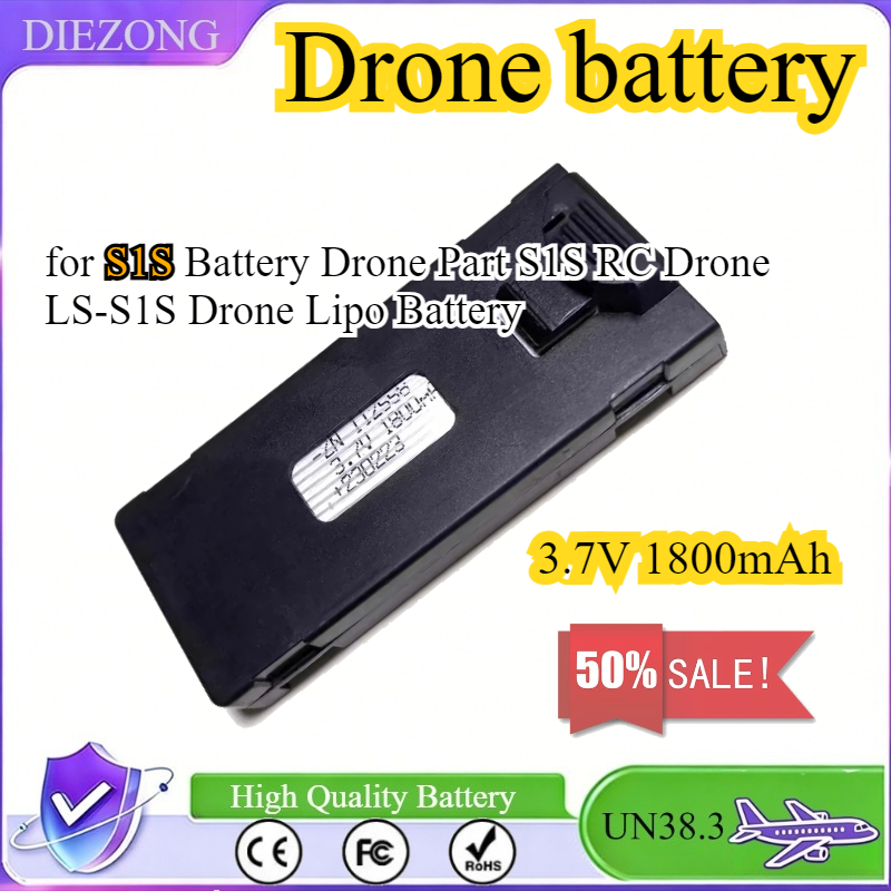 3.7V 1800mAh Battery for S1S B - Drone Rc S1S recension och pris