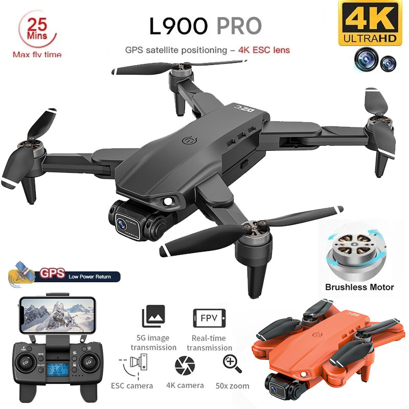 L900 Pro GPS Drone 4K Professi - Dron Rc Quadcopter recension och pris