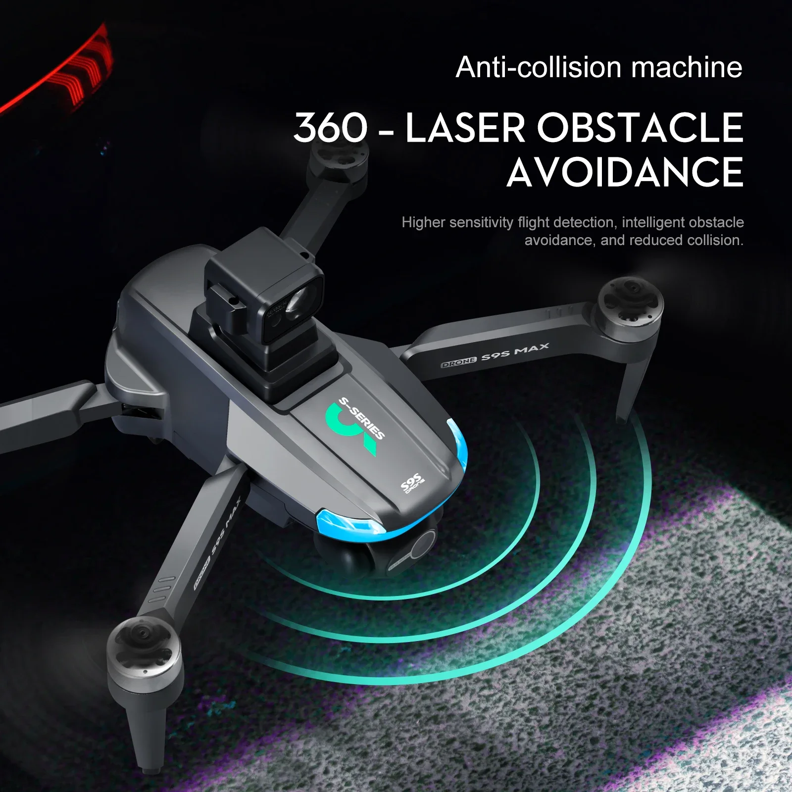 NEW S9S MAX MINI Drone 4K 2-Ax - Dron Rc Quadcopter recension och pris