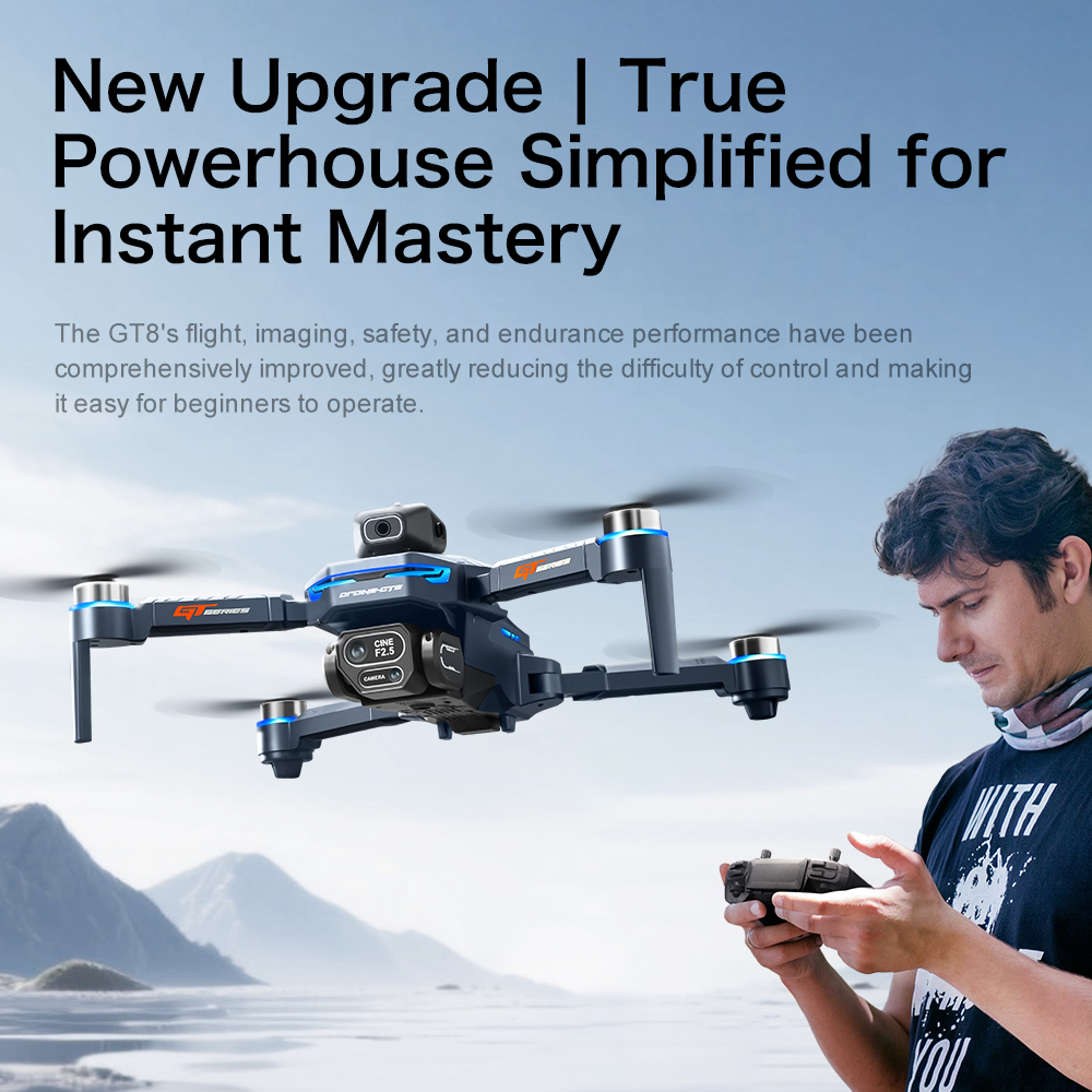 Original GT8 Drone 8K Professi - Drone E88Pro Rc 4K recension och pris