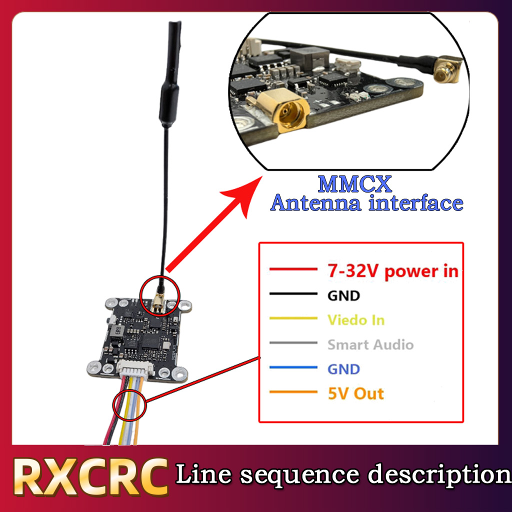 RXCRC 5.8G Module 48CH 1.6W VT - Drone Rc Toy recension och pris