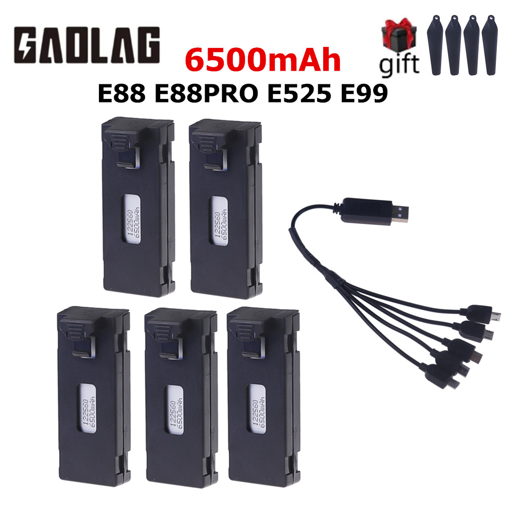3.7V 6500mAh Drones Battery Fo - Drone Rc S1S recension och pris