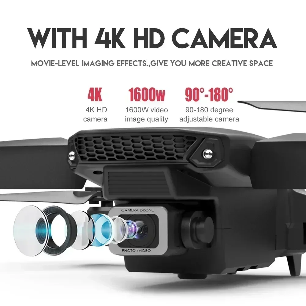 E88 Pro WIFI FPV Drone Wide An - Dron Rc Quadcopter recension och pris