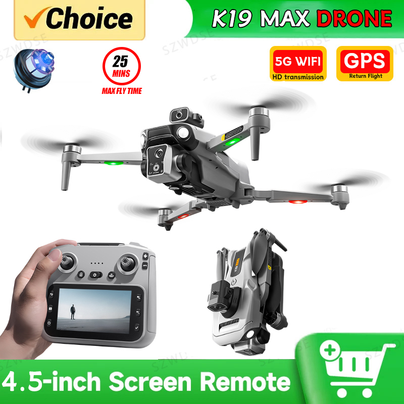2026 K19 MAX GPS Drone Cam Fis - Fpv Camera Cmos recension och pris