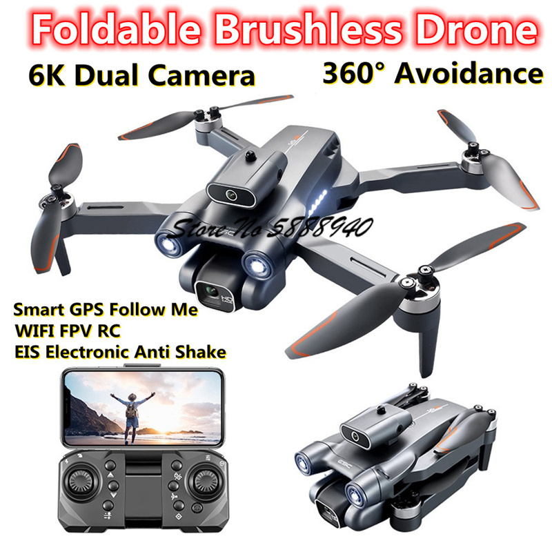 6K Optical Flow Brushless Fold - Drone Rc S1S recension och pris