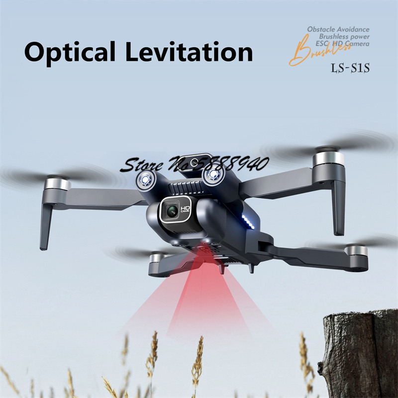 6K Optical Flow Brushless Fold - Drone Rc S1S recension och pris