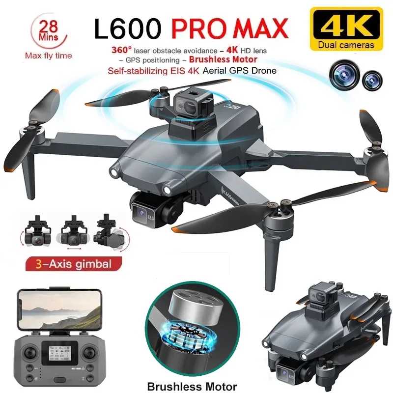 L600 PRO MAX GPS Drone Profess - Dron Rc Quadcopter recension och pris