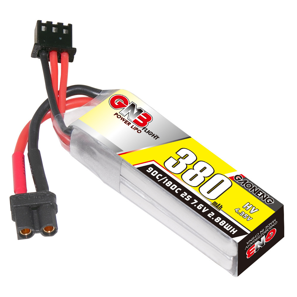 GNB 2S 7.6V 380mAh 90C/180C Li - Drone Rc Race recension och pris