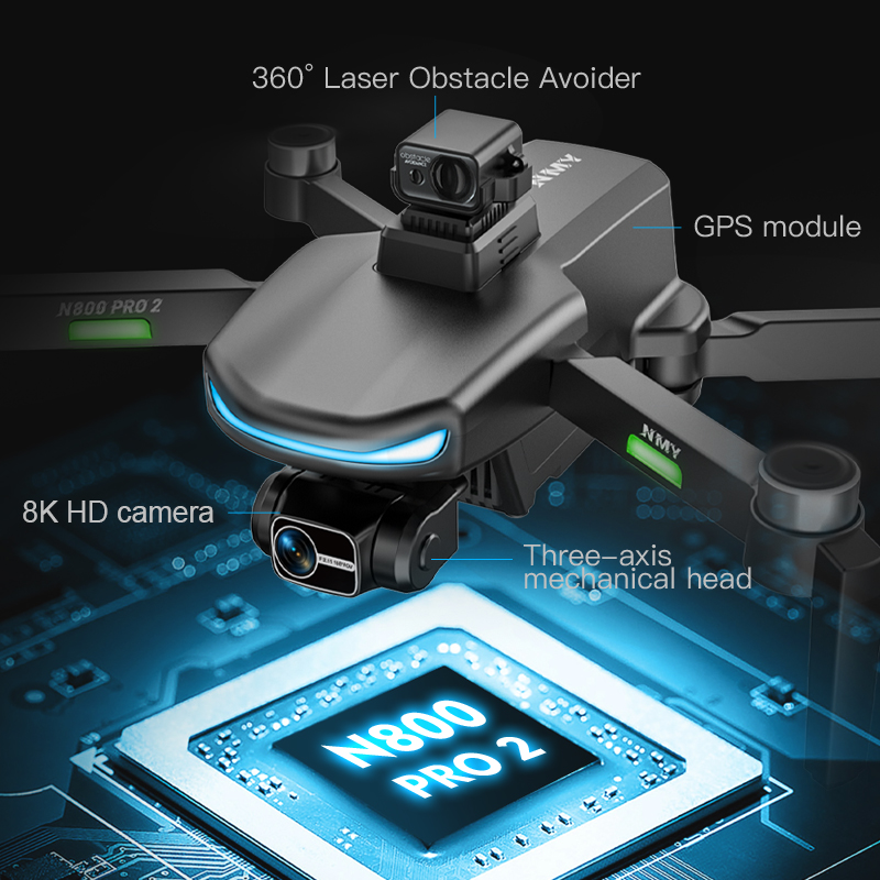 N800 PRO 2 GPS Drone Professio - Drone E88Pro Rc 4K recension och pris