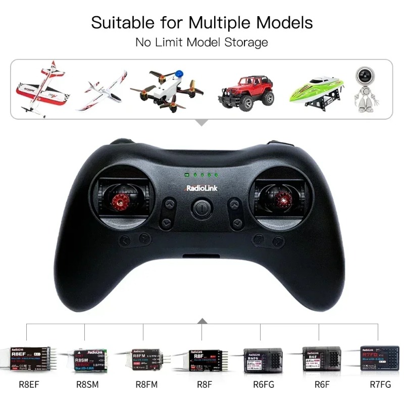 Radiolink T8S 8CH 2.4G RC Tran - Drone Rc Game recension och pris